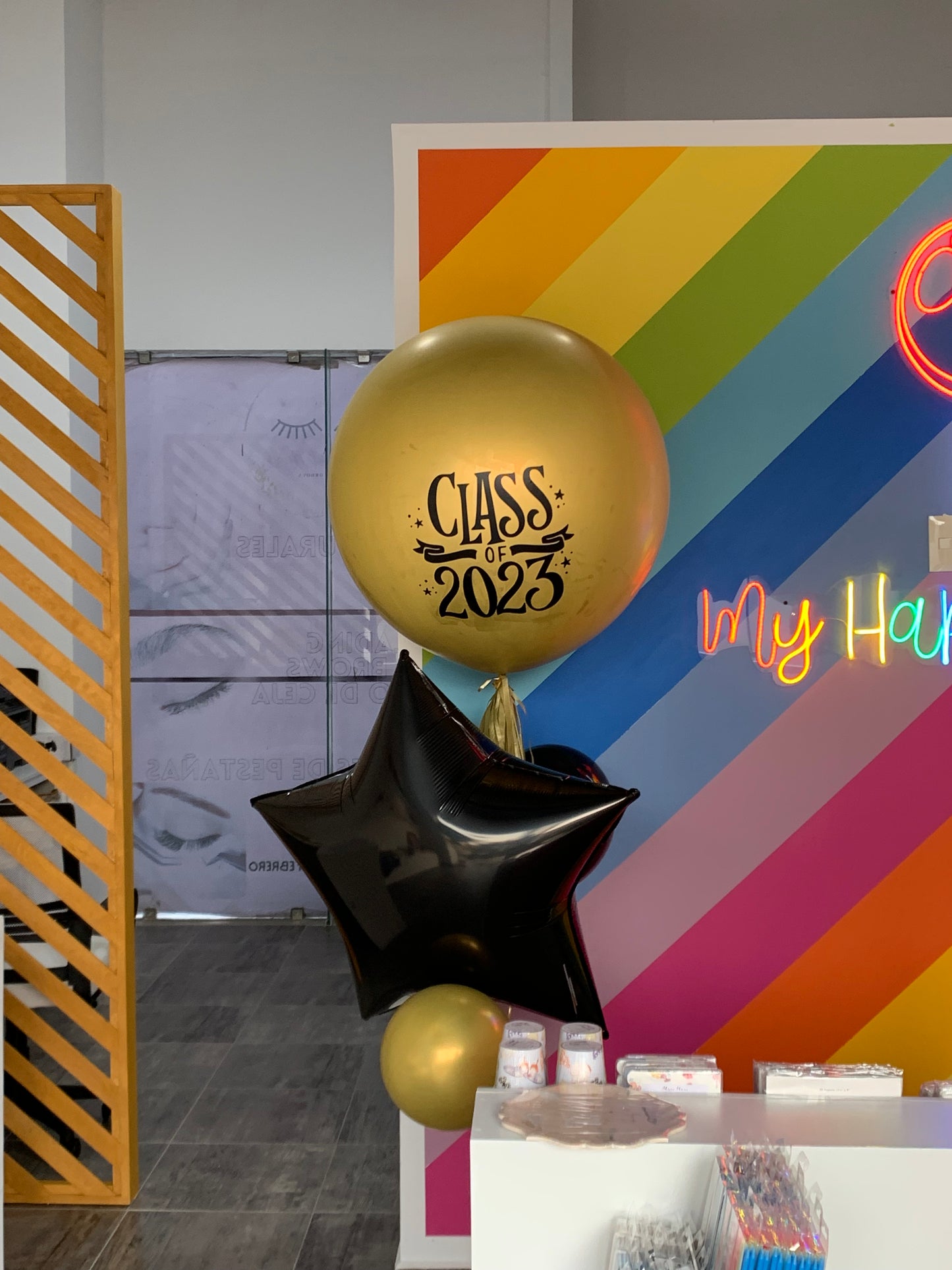 Globo Látex 36", Estrella Jumbo