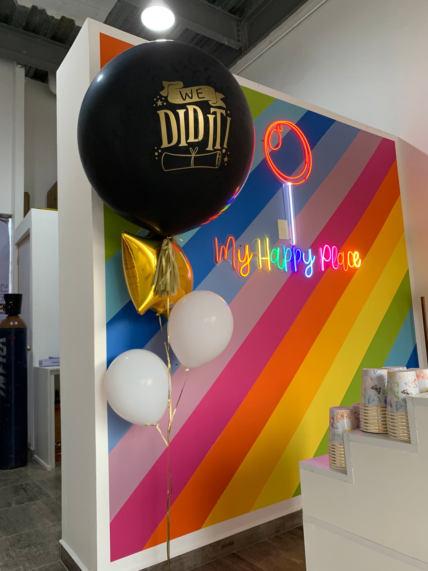 Globo Látex Jumbo, 1 Estrella y 2 Látex