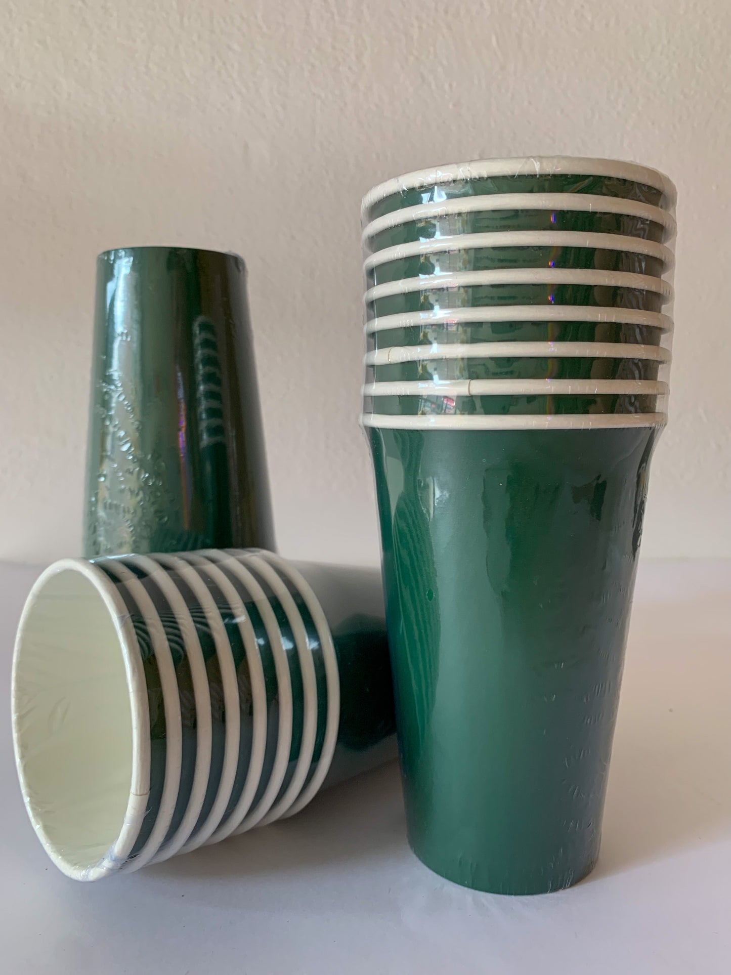 Vaso Cartón Verde Esmeralda