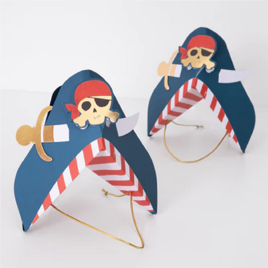 Sombreros para Fiesta de Pirata Azules