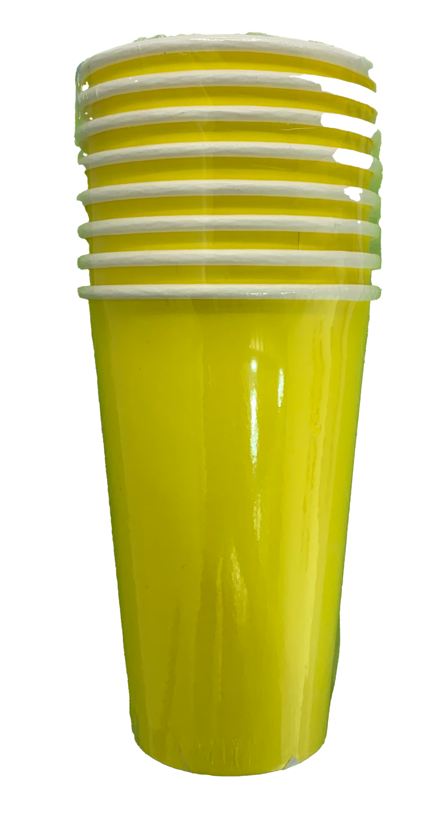 Vaso Cartón Amarillo