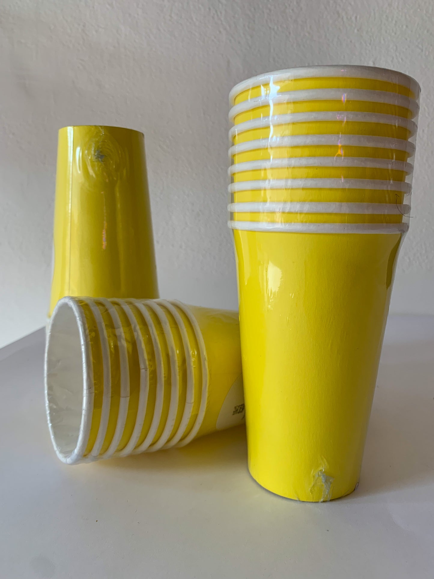 Vaso Cartón Amarillo