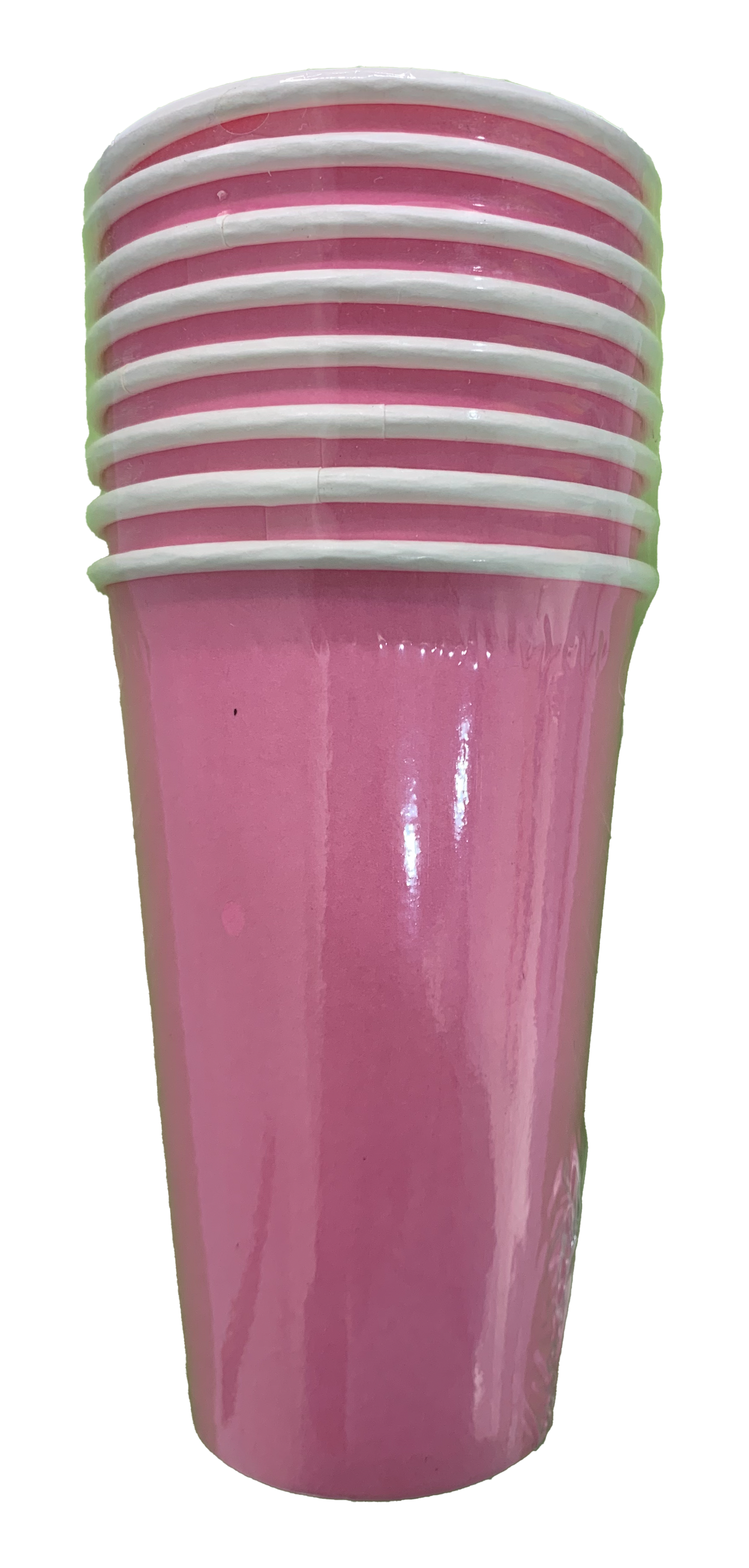 Vaso Cartón Rosa Pastel