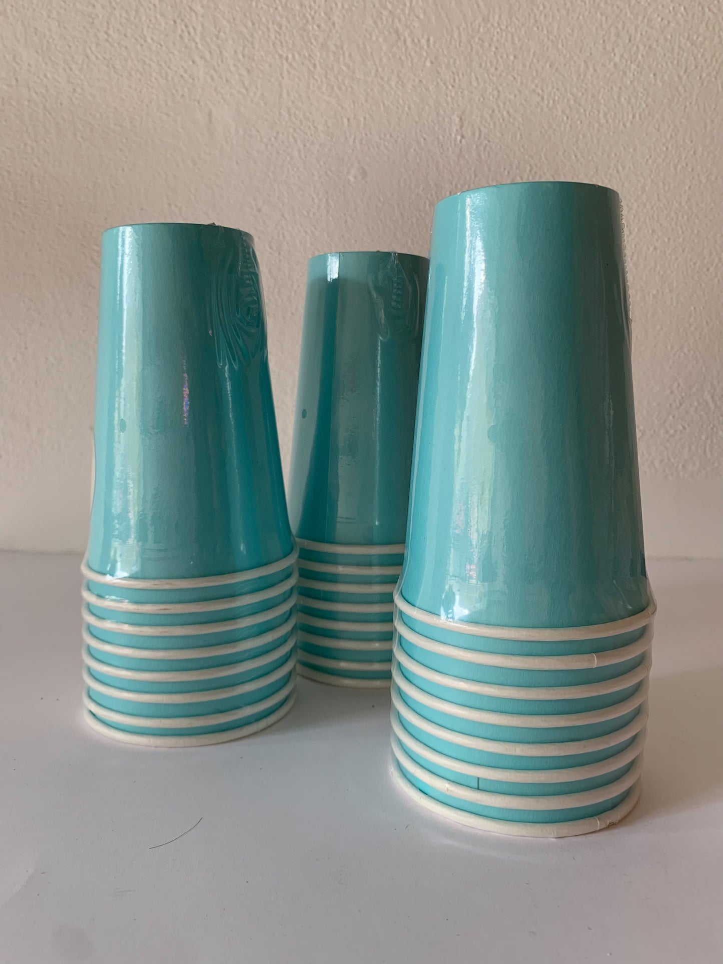 Vaso Cartón Azul Pastel