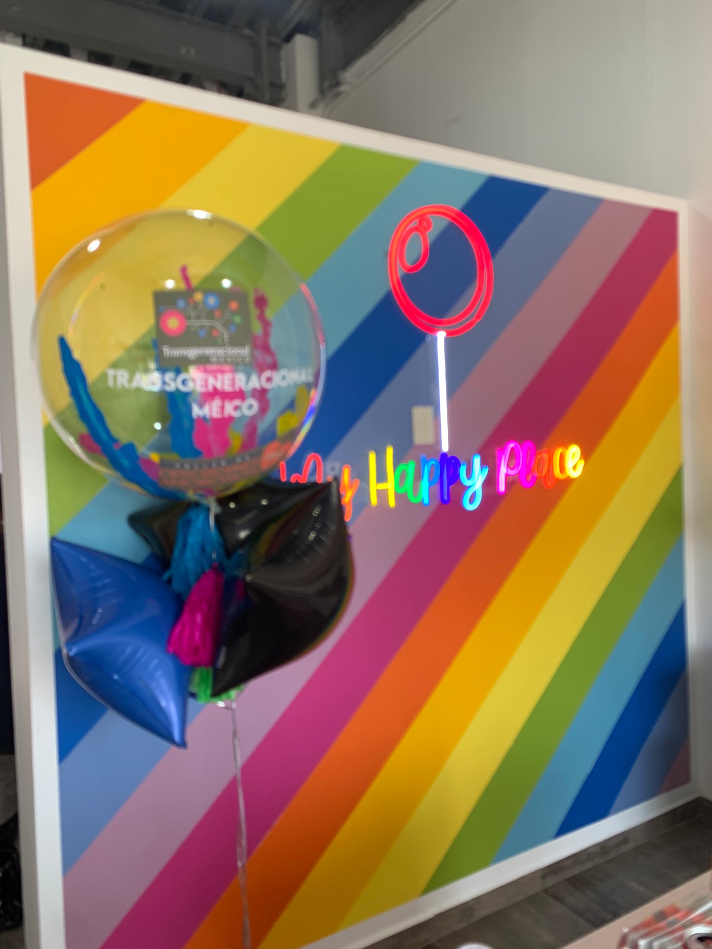 Globo Burbuja 24" y 3 Estrellas