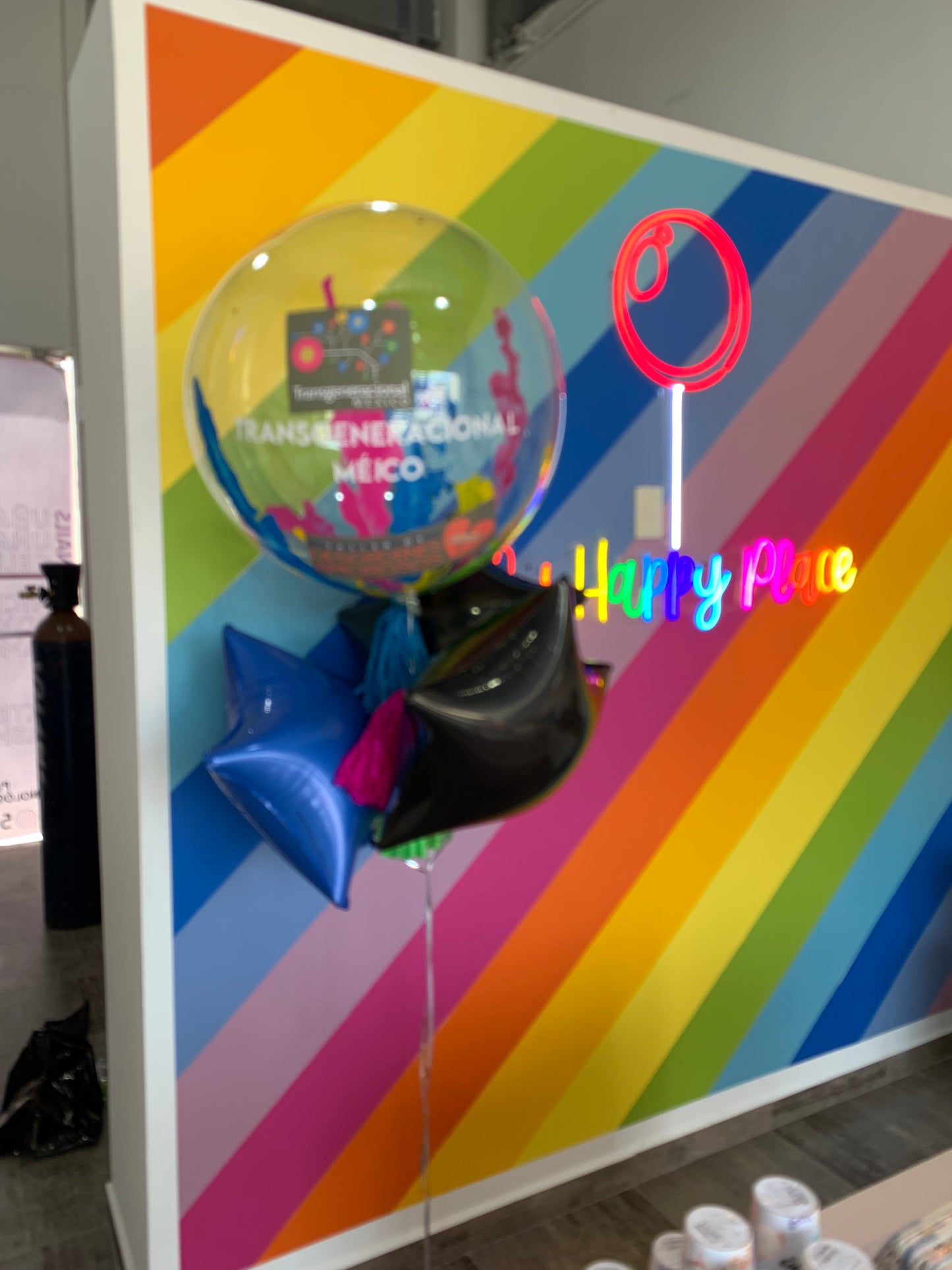 Globo Burbuja 24" y 3 Estrellas